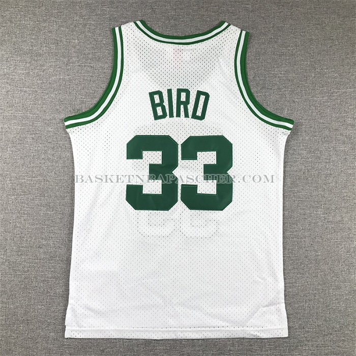Maillot Enfant Boston Celtics Larry Bird NO 33 Mitchell & Ness 1985-86 Blanc